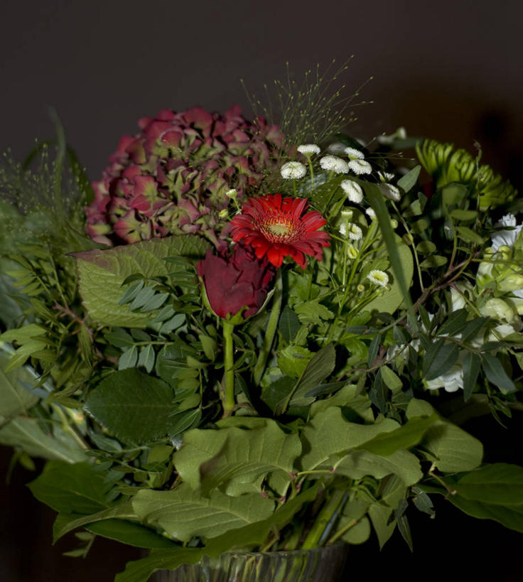 无人,竖图,俯视,室内,白天,礼物,叶子,荷兰,许多,庆祝,很多,串,花,插花,花束,摄影,多样,彩图,高角度拍摄