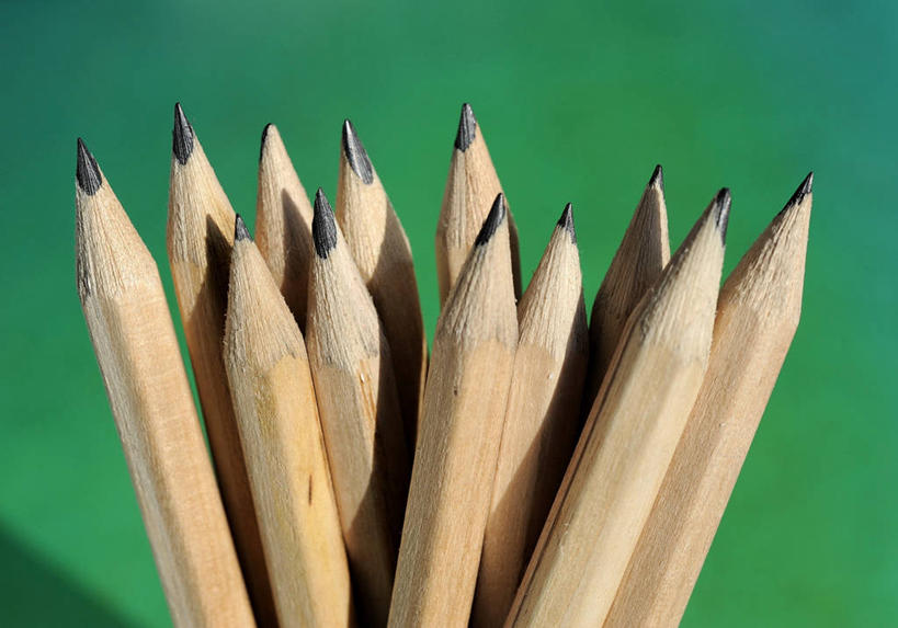 无人,横图,特写,重复,德国,绿色背景,阴影,木制,铅笔,摄影,便利,彩图,影棚拍摄