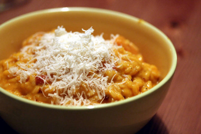 奶酪,无人,横图,室内,特写,德国,芝士粉,食品,碗,摄影,意大利调味饭,德国文化,彩图,装饰菜