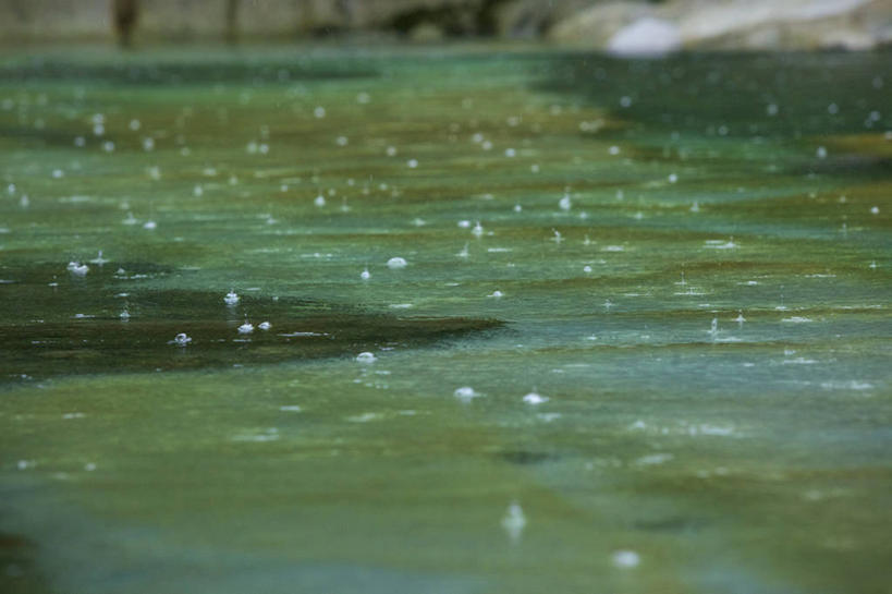 无人,横图,室外,白天,雨,爱媛县,日本,水滴,山谷,天气,黄色,蓝色,自然,摄影,宁静,铀,彩图