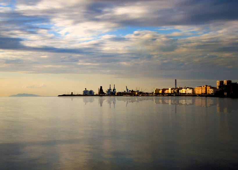 无人,横图,室外,白天,海洋,天际线,城市,意大利,反射,云,首都,天空,摄影,宁静,意大利文化,彩图