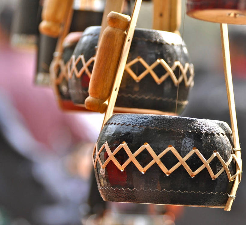 无人,横图,室外,特写,白天,孟加拉国,亚洲,吊挂,悬挂,乐器,首都,音乐,挂,摄影,南亚,孟加拉人民共和国,达卡,彩图