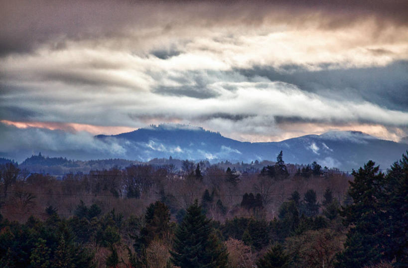 无人,横图,室外,美景,山,暴风雨,美国,景观,云,天气,树,天空,自然,黄昏,景色,摄影,宁静,自然风光,俄勒冈州,尤金,彩图