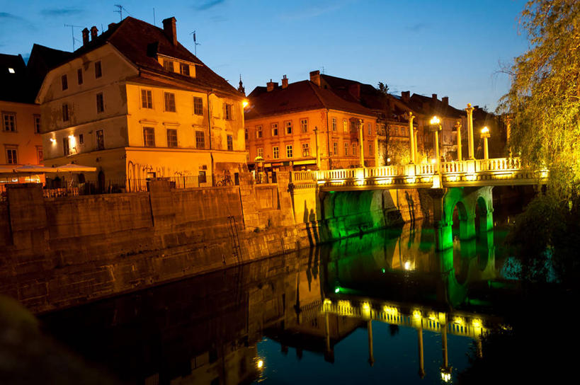 横图,斯洛文尼亚,首都,摄影,卢布尔雅那