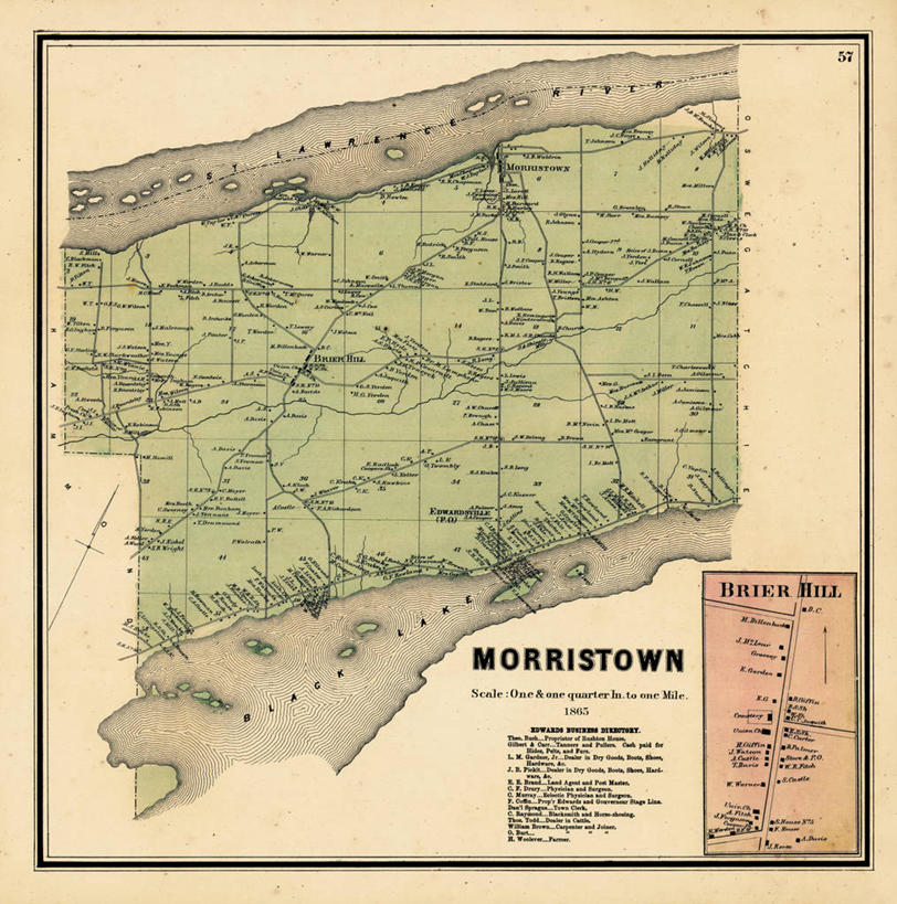 无人,竖图,方图,地图,城镇,历史,古董,纽约州,彩图,莫里斯敦