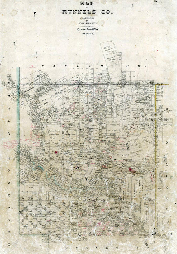 无人,竖图,地图,历史,古董,德克萨斯,彩图