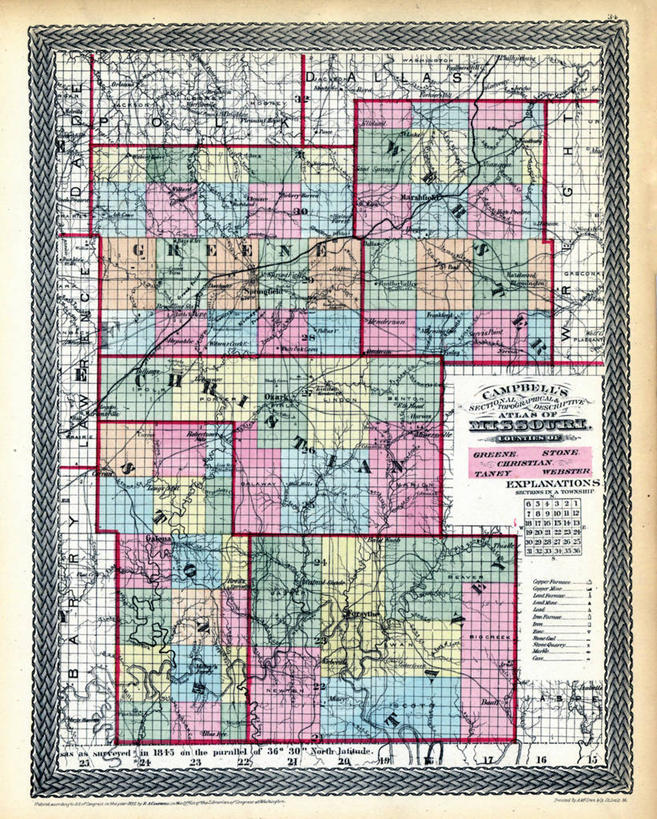 无人,竖图,地图,历史,古董,密苏里,彩图