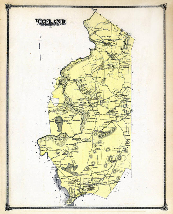 无人,竖图,地图,历史,古董,马萨诸塞,彩图