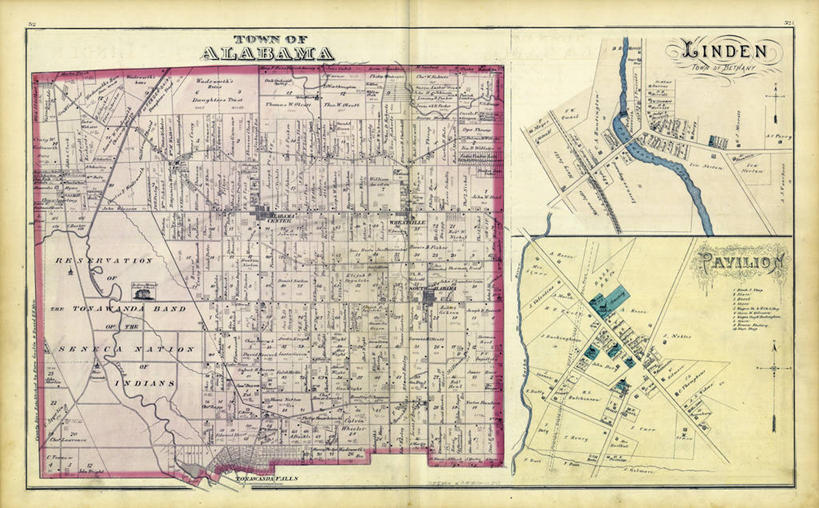 无人,横图,地图,城镇,历史,古董,纽约州,亭台楼阁,阿拉巴马州,彩图