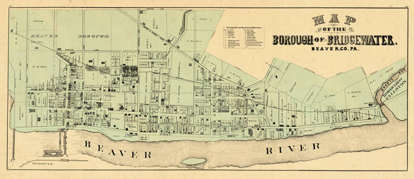 无人,横图,全景,地图,历史,古董,宾夕法尼亚,彩图