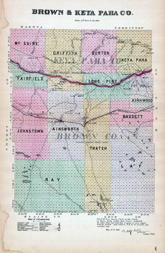 无人,竖图,地图,褐色,历史,古董,内布拉斯加,彩图