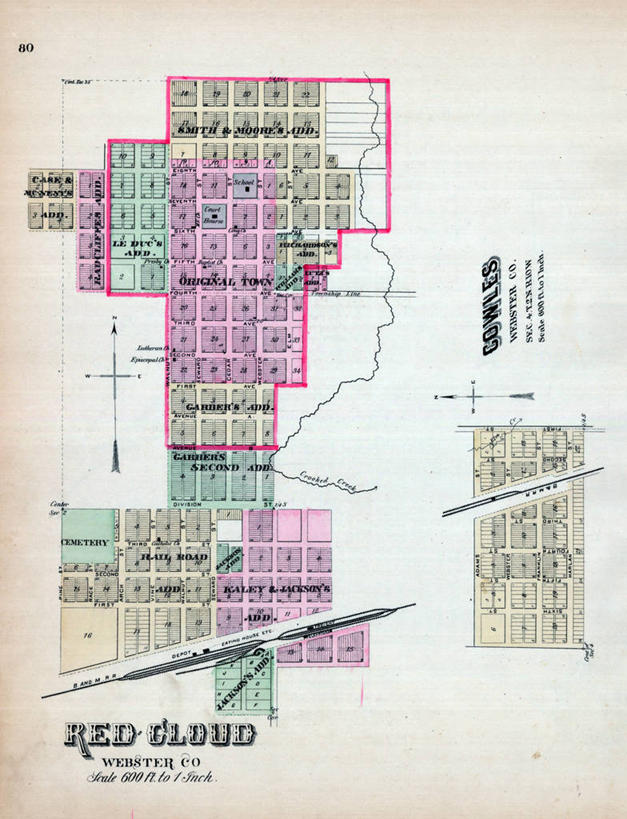 无人,竖图,地图,历史,古董,内布拉斯加,彩图