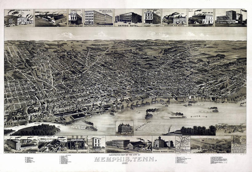 无人,横图,俯视,地图,历史,古董,田纳西,彩图,高角度拍摄