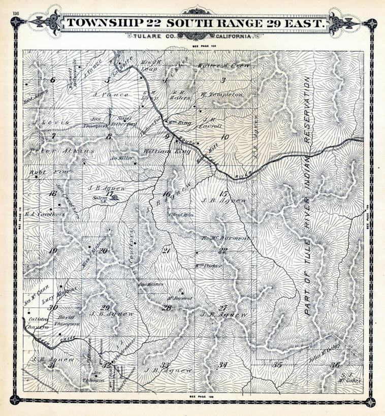 无人,竖图,地图,城镇,历史,古董,加利福尼亚,印第安保留地,彩图