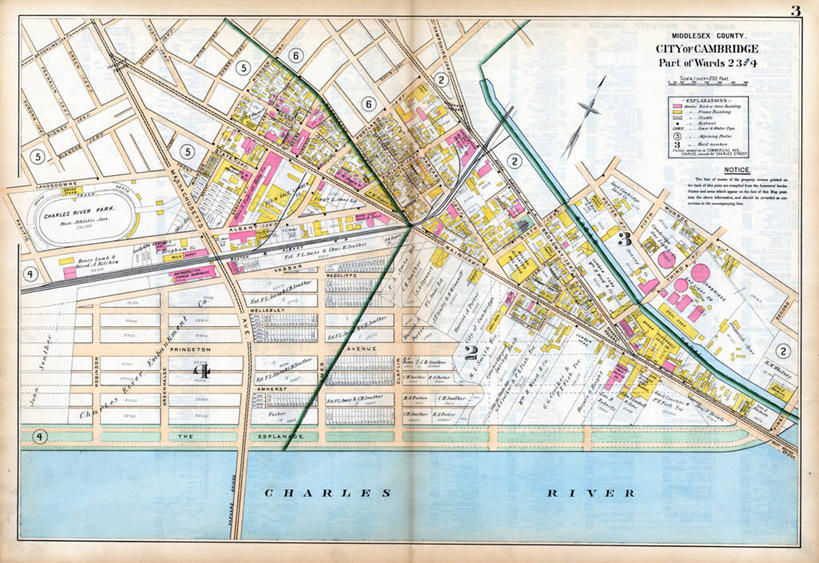 无人,横图,地图,城镇,历史,古董,马萨诸塞,剑桥,彩图