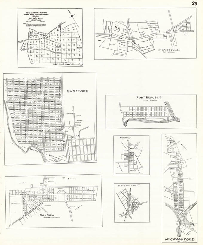 无人,竖图,地图,城镇,历史,古董,维吉尼亚,彩图