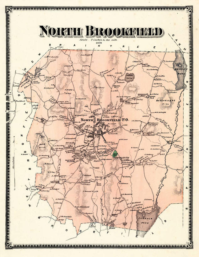 无人,竖图,地图,历史,古董,马萨诸塞,彩图