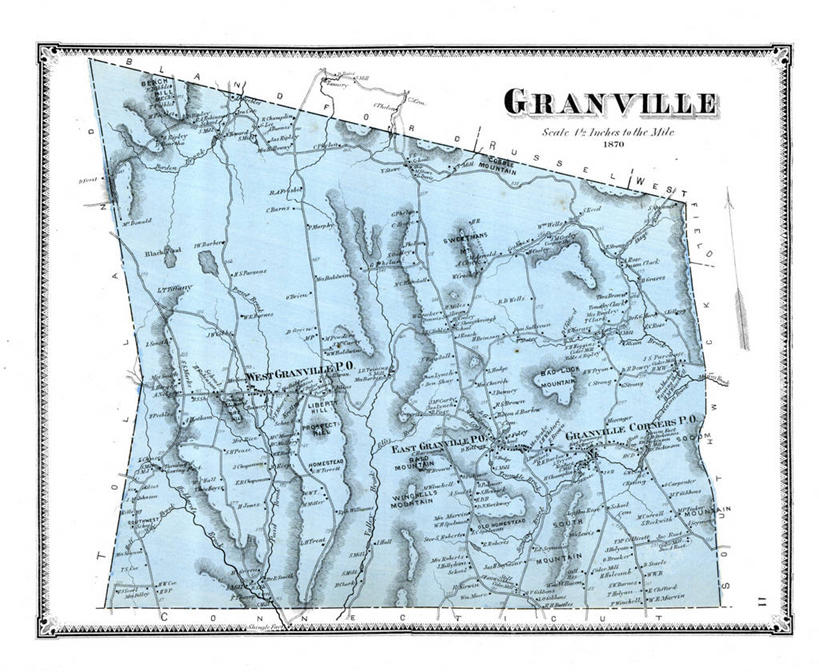 无人,横图,地图,历史,古董,马萨诸塞,彩图