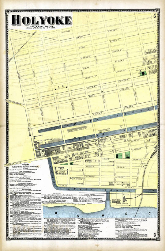 无人,竖图,地图,历史,古董,马萨诸塞,彩图,霍利奥克