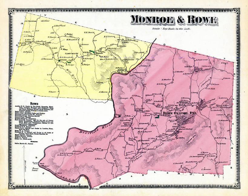 无人,横图,地图,历史,古董,马萨诸塞,彩图