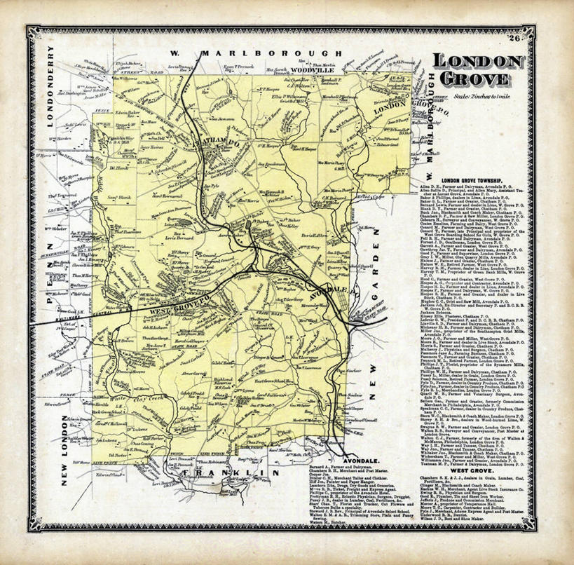 无人,横图,地图,正方形,历史,古董,宾夕法尼亚,彩图