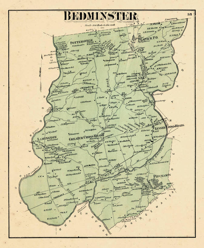 无人,竖图,地图,历史,古董,新泽西,彩图