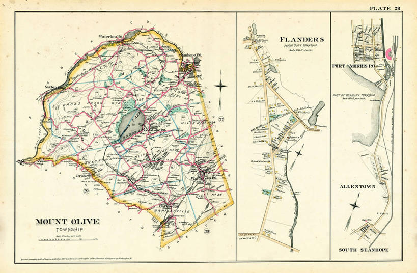 无人,横图,地图,历史,古董,新泽西,法兰德斯,彩图