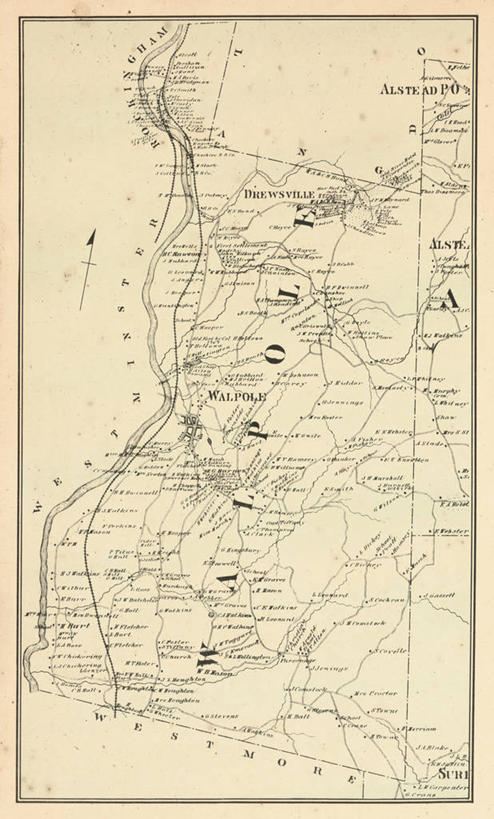无人,竖图,地图,美国,历史,古董,北美,北美洲,美洲,新罕布什尔州,北亚美利加洲,亚美利加洲,新罕布什尔,新罕布夏州,花岗岩州,花冈岩之州,滑雪之州,新英格兰,纽英仑,彩图,美利坚合众国