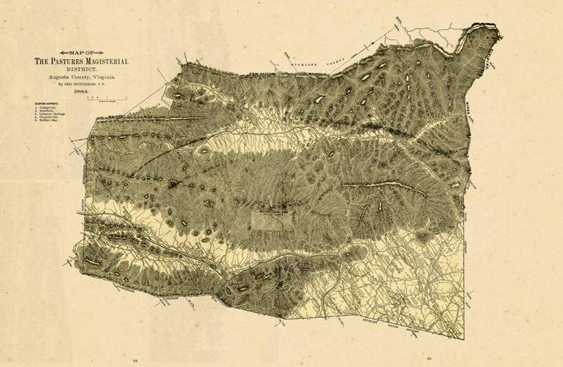 无人,横图,地图,历史,古董,维吉尼亚,彩图