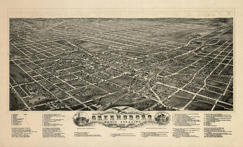 无人,横图,俯视,地图,美国,历史,古董,北美,北美洲,美洲,北卡罗来纳州,北亚美利加洲,亚美利加洲,北卡罗来纳,焦油脚根之州,黑油鞋根之州,老北州,彩图,高角度拍摄,美利坚合众国