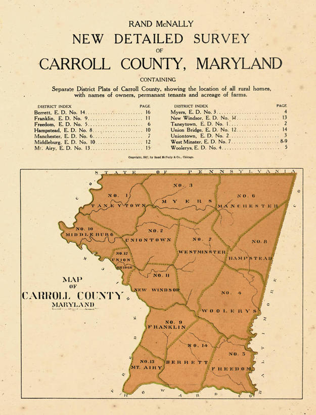 无人,竖图,地图,历史,古董,马里兰,彩图