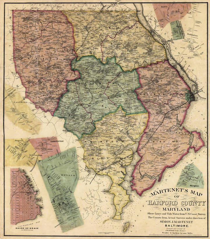 无人,竖图,地图,历史,古董,马里兰,彩图