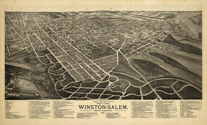 无人,横图,俯视,地图,美国,历史,古董,北美,北美洲,美洲,北卡罗来纳州,北亚美利加洲,亚美利加洲,北卡罗来纳,焦油脚根之州,黑油鞋根之州,老北州,塞伦,彩图,高角度拍摄,美利坚合众国