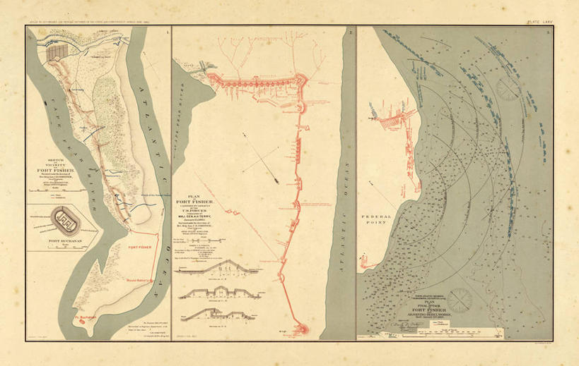 无人,横图,地图,历史,古董,北美,内战,彩图