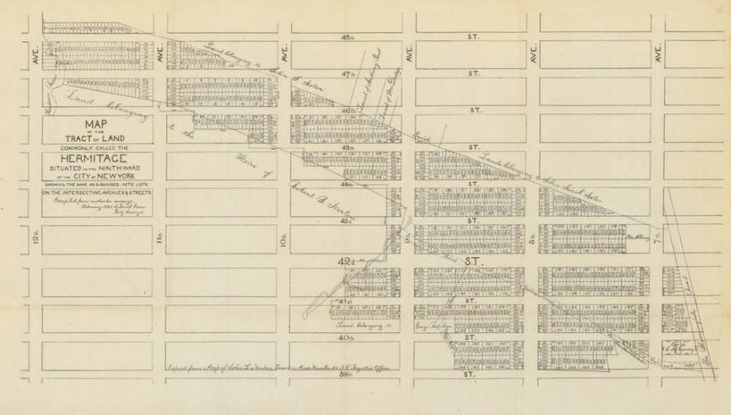 无人,横图,地图,纽约,城镇,曼哈顿,历史,古董,彩图,地图学