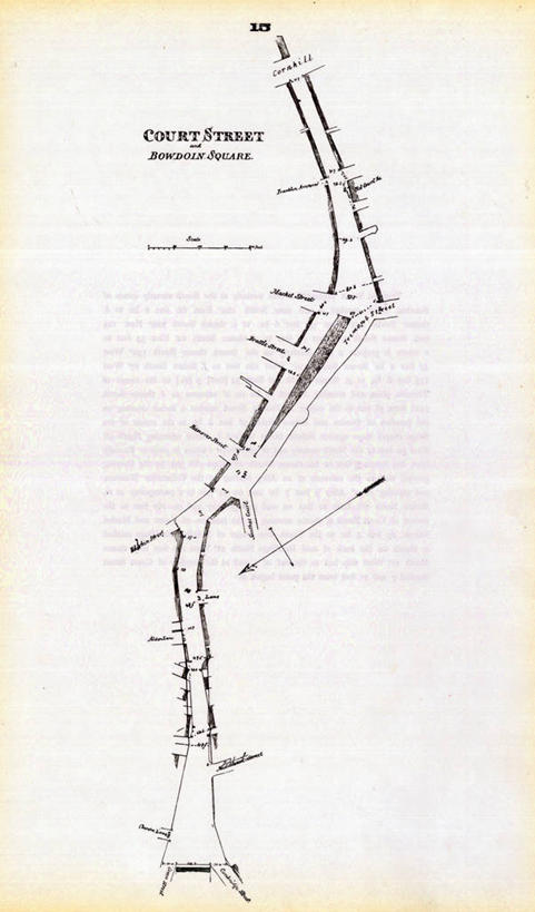 无人,竖图,地图,城镇,历史,古董,波士顿,马萨诸塞,彩图,地图学