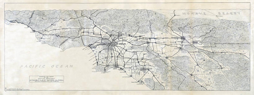 无人,横图,全景,地图,美国,历史,古董,北美,北美洲,加利福尼亚,美洲,加州,洛杉矶,加利福尼亚州,金州,黄金州,北亚美利加洲,亚美利加洲,天使之城,彩图,县治,洛杉矶县,美利坚合众国,洛城,地图学