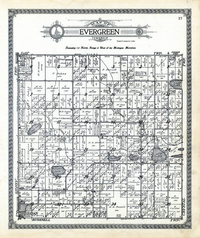 无人,竖图,地图,美国,历史,古董,北美,北美洲,美洲,常绿树,北亚美利加洲,亚美利加洲,密歇根,密歇根州,貂熊州,狼獾之州,狼獾州,彩图,美利坚合众国,地图学