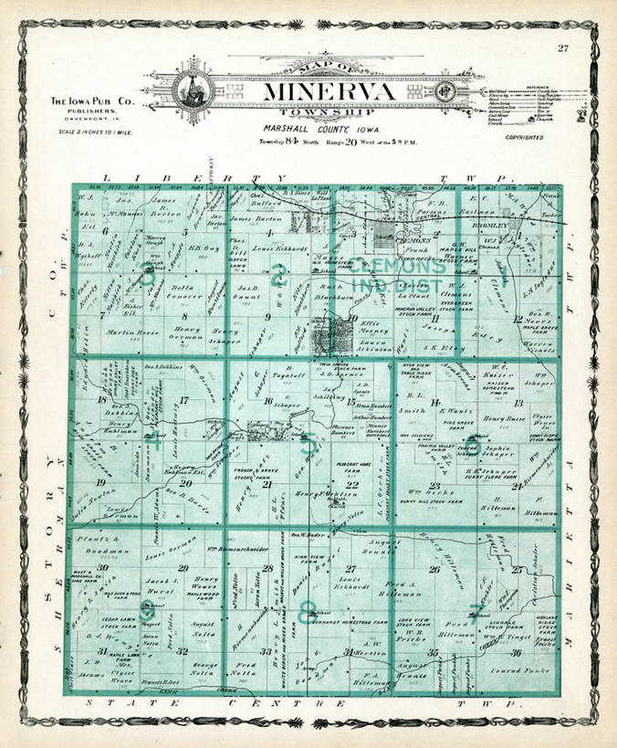无人,竖图,地图,历史,古董,雅典娜,彩图,地图学,爱荷华