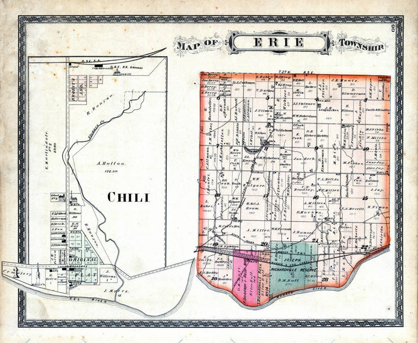 无人,横图,辣椒,地图,城镇,历史,古董,彩图,地图学