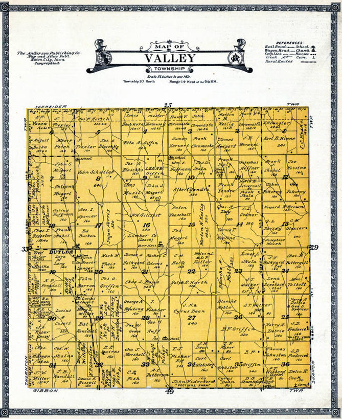 无人,竖图,地图,山谷,历史,古董,内布拉斯加,彩图,地图学