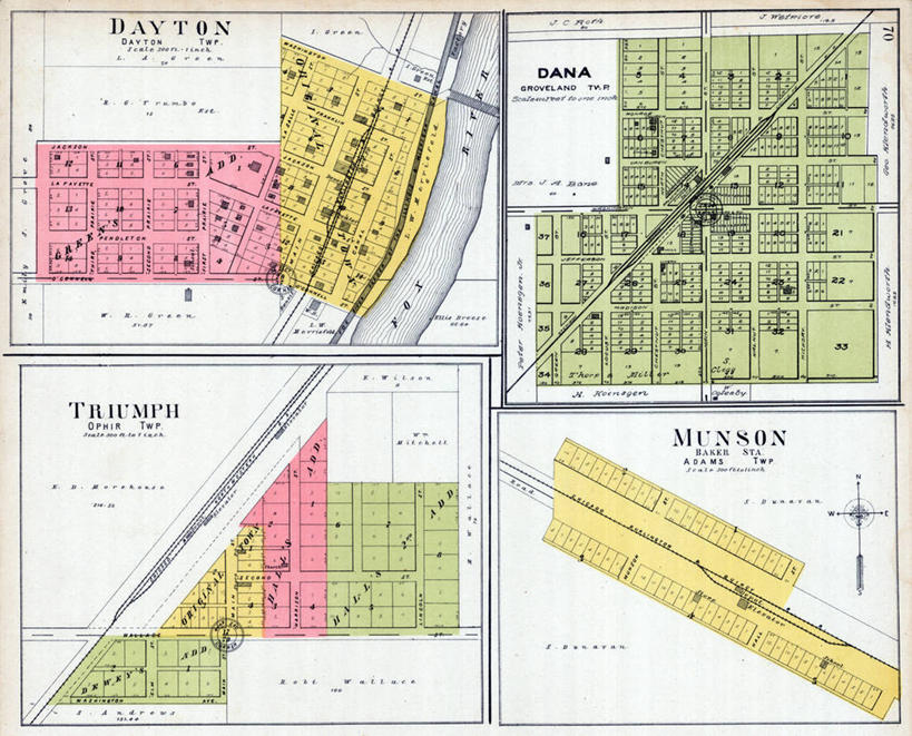 无人,横图,成功,地图,历史,古董,伊利诺斯州,彩图,地图学