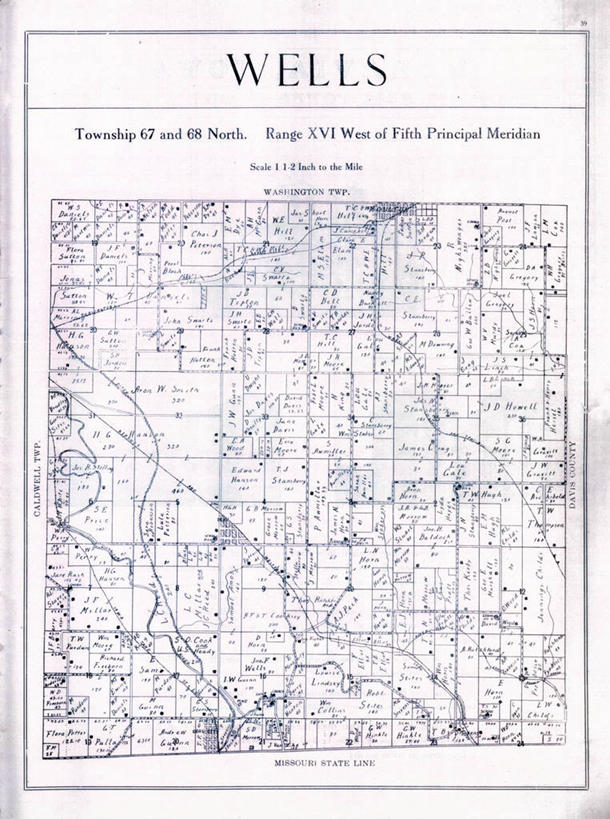 无人,竖图,地图,历史,井,古董,彩图,地图学,爱荷华
