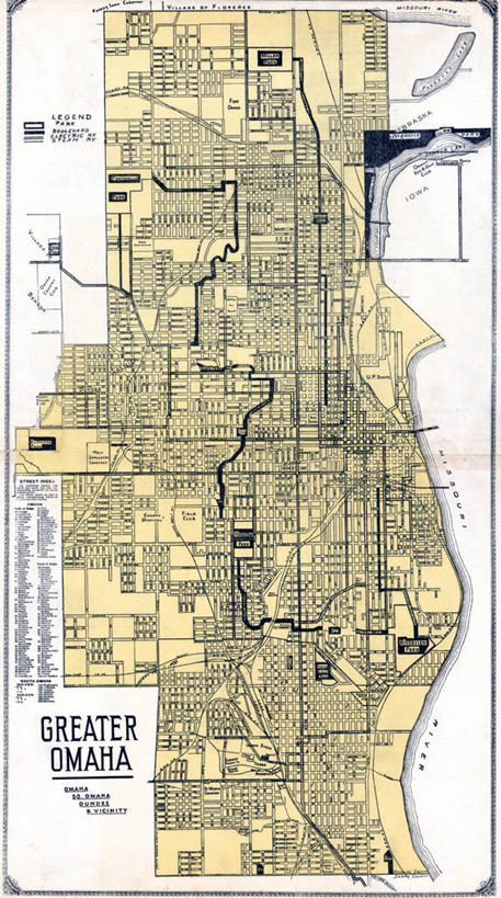 无人,竖图,地图,城镇,历史,古董,内布拉斯加,彩图,地图学,奥马哈