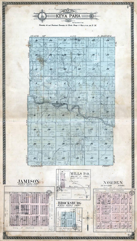 无人,竖图,地图,城镇,历史,古董,磨坊,内布拉斯加,彩图,地图学