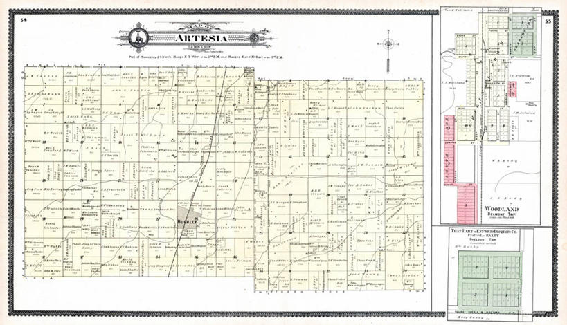 无人,横图,树林,地图,城镇,历史,古董,伊利诺斯州,彩图,地图学
