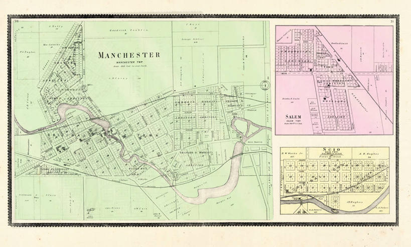 无人,横图,地图,美国,城镇,历史,古董,北美,北美洲,美洲,北亚美利加洲,亚美利加洲,密歇根,密歇根州,貂熊州,狼獾之州,狼獾州,塞伦,彩图,美利坚合众国,地图学