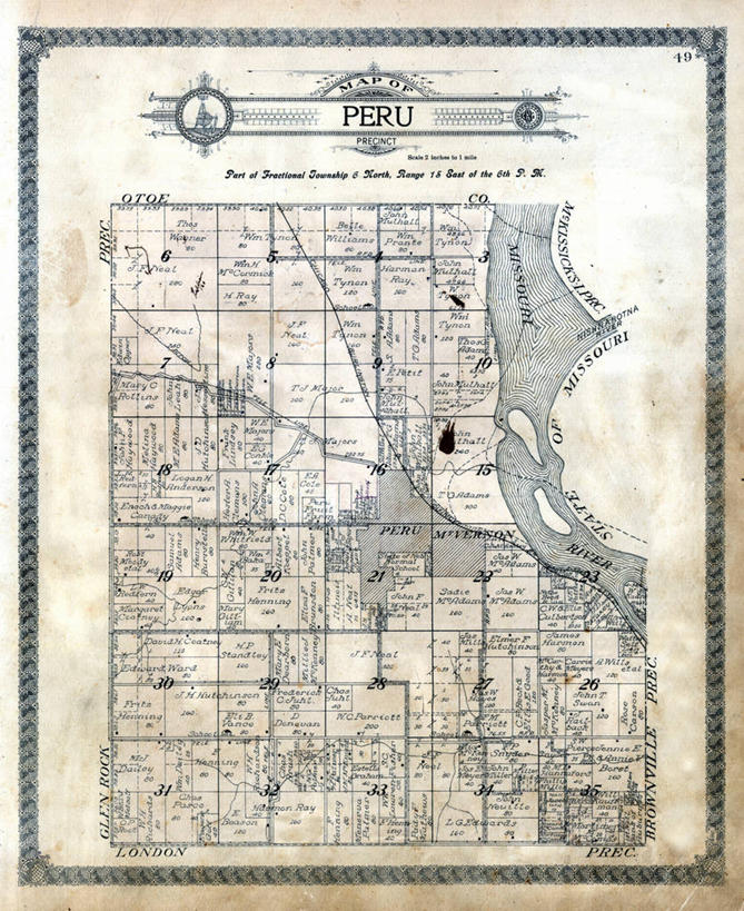 无人,竖图,地图,秘鲁,历史,古董,内布拉斯加,彩图,地图学