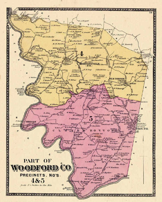 无人,竖图,地图,历史,古董,肯塔基州,彩图,地图学