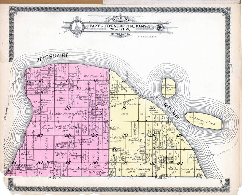 无人,横图,地图,历史,古董,密苏里,密苏里河,彩图,地图学